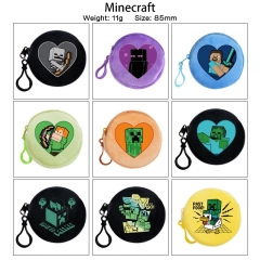 10 Styles Minecraft Cartoon Anime Coin Purse