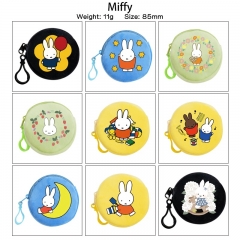 9 Styles Miffy Cartoon Anime Coin Purse