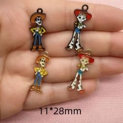 4 Styles 10PCS/SET Toy Story Cartoon DIY Anime Pendant