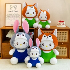 2 Styles 3 Sizes Hello Kitty Cartoon Anime Plush Toy Doll