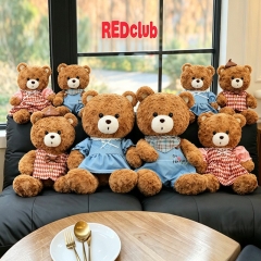 4 Styles 4 Sizes Teddy Bear Cartoon Anime Plush Toy Doll