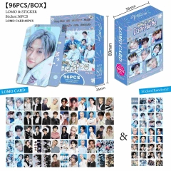 跨境专供现货96张韩国明星STRAYKIDS周边韩流STAY KPOP团LOMO小卡