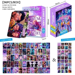 现货96张（kpop 猎魔女团）动漫周边照片贴纸明信片Lomo卡