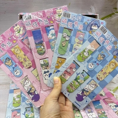 6套）新款可爱吉伊卡哇文具可夹磁性书签长条冰箱贴卡通书签学生文具