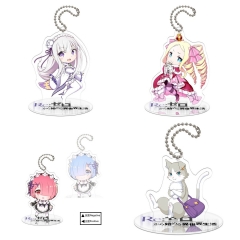 5 Styles Re: Life in a Different World from Zero Cartoon Anime Acrylic Standing Plates