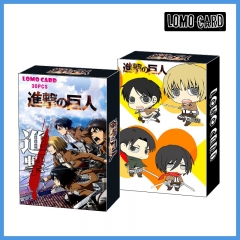 30PCS/SET Attack on Titan/Shingeki No Kyojin Cartoon Anime Lomo Card