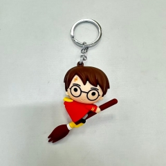 2 Styles Harry Potter Cartoon PVC Anime Keychain