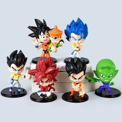 6PCS/SET Dragon Ball Z Cartoon Anime PVC Figure Toy