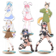 26 Styles Re: Life in a Different World from Zero Cartoon Anime Acrylic Standing Plates