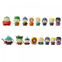 OPP Bag）2 Styles South Park Cartoon Anime PVC Figure Toy
