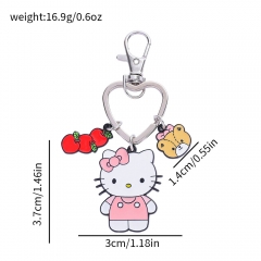 跨境热卖希音temu热卖个性搞怪三丽鸥HelloKitty凯蒂猫钥匙扣批发