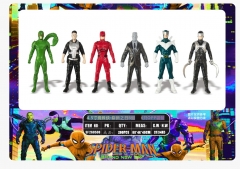 OPP Bag）6PCS/SET Spider-Man Cartoon Anime PVC Figure Toy