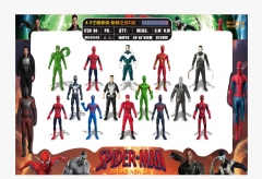 OPP Bag）14PCS/SET Spider-Man Cartoon Anime PVC Figure Toy