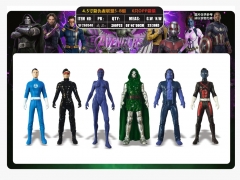 OPP Bag）6PCS/SET The Avengers Cartoon Anime PVC Figure Toy