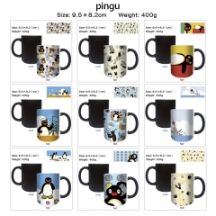 pingu 动漫周边变色陶瓷杯茶杯饮水杯马克杯