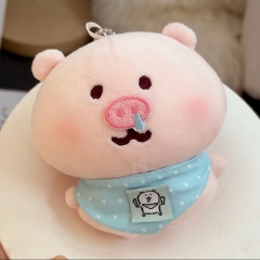 自嘲熊迷你毛绒挂件书包钥匙扣小肥猪玩偶Q弹周边公仔挂饰女礼物