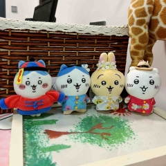 观光旅行系列花衬衫乌萨奇僵尸小八吉伊观光旅游挂件毛绒公仔挂饰