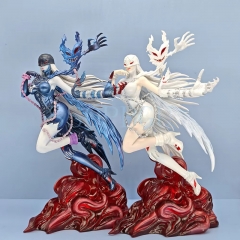 2 Styles 24CM Digital Monster Lady Devimon Cartoon Anime PVC Figure Toy