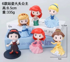 6PCS/SET 8.5cm Disney Cartoon Anime PVC Figure Toy
