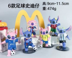 9cm~11.5cm 6PCS/SET Lilo & Stitch Cartoon Anime PVC Figure Toy