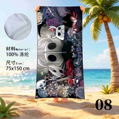 75*150cm Hollow Knight Cartoon Anime Beach Towel
