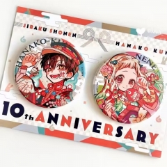 2 Styles Toilet-Bound Hanako-kun Cartoon Pin Anime Tinplate Brooch