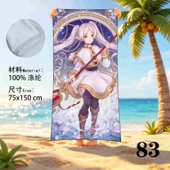 75*150cm Frieren: Beyond Journey's End Cartoon Anime Beach Towel