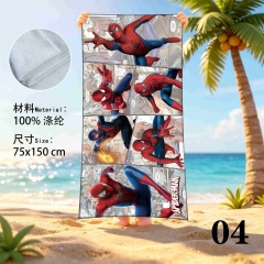 75*150cm 2 Styles Spider-Man Cartoon Anime Beach Towel