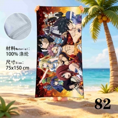 75*150cm Fairy Tail Cartoon Anime Beach Towel