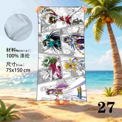 75*150cm Saint Seiya Cartoon Anime Beach Towel