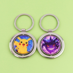 2 Styles Pokemon Cartoon Anime Alloy Keychain