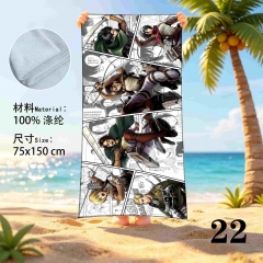 75*150cm 2 Styles Attack on Titan/Shingeki No Kyojin Cartoon Anime Beach Towel