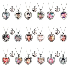 14 Styles Alien Stage Cartoon Anime Stainless Steel Necklace