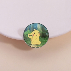2 Styles Pokemon Cartoon Alloy Badge Pin Anime Brooch