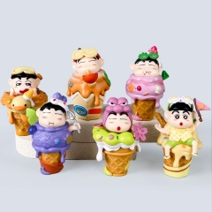 冰淇淋小新手办卡通甜品治愈系日本动漫创意潮玩桌面车载装饰摆件
