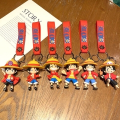 39 Styles One Piece Monkey D Luffy Cartoon Anime Figure Keychain