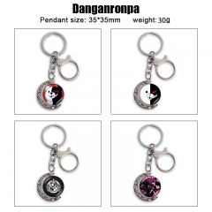 16 Styles Danganronpa: Trigger Happy Havoc Cartoon Double-Sided Rotation Alloy Anime Keychain