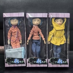 3 Styles Coraline & the Secret Door Cartoon Anime PVC Figures