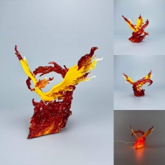 ( With Light) 20cm Pokemon Moltres Cartoon Anime PVC Figure Doll Toys