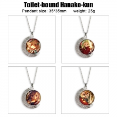 11 Styles Toilet-Bound Hanako-kun Cartoon Double-Sided Rotation Anime Alloy Necklace