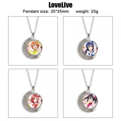 9 Styles LoveLive Cartoon Double-Sided Rotation Anime Alloy Necklace