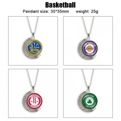 14 Styles Football Star Cartoon Double-Sided Rotation Anime Alloy Necklace