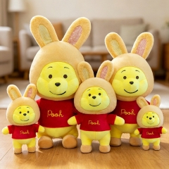 5 Sizes Winnie the Pooh Cartoon Anime Plush Toy Doll