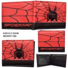 2 Styles Spider-Man Cartoon PU Purse Anime Wallet
