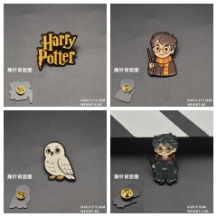 5 Styles Harry Potter Cartoon Pin Anime Brooch