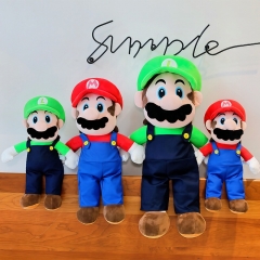 2 Styles 3 Sizes Super Mario Bro Cartoon Anime Plush Toy Doll