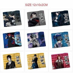 10 Styles Kuroshitsuji/Black Butler Cartoon Wallet Anime Short Purse