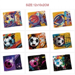 20 Styles Football Star Cartoon Wallet Anime Short Purse