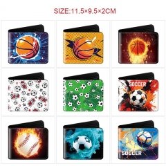 15 Styles Football Star Cartoon Wallet Anime Short Purse