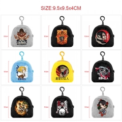 10 Styles Attack on Titan/Shingeki No Kyojin Cartoon Anime Plush Bag